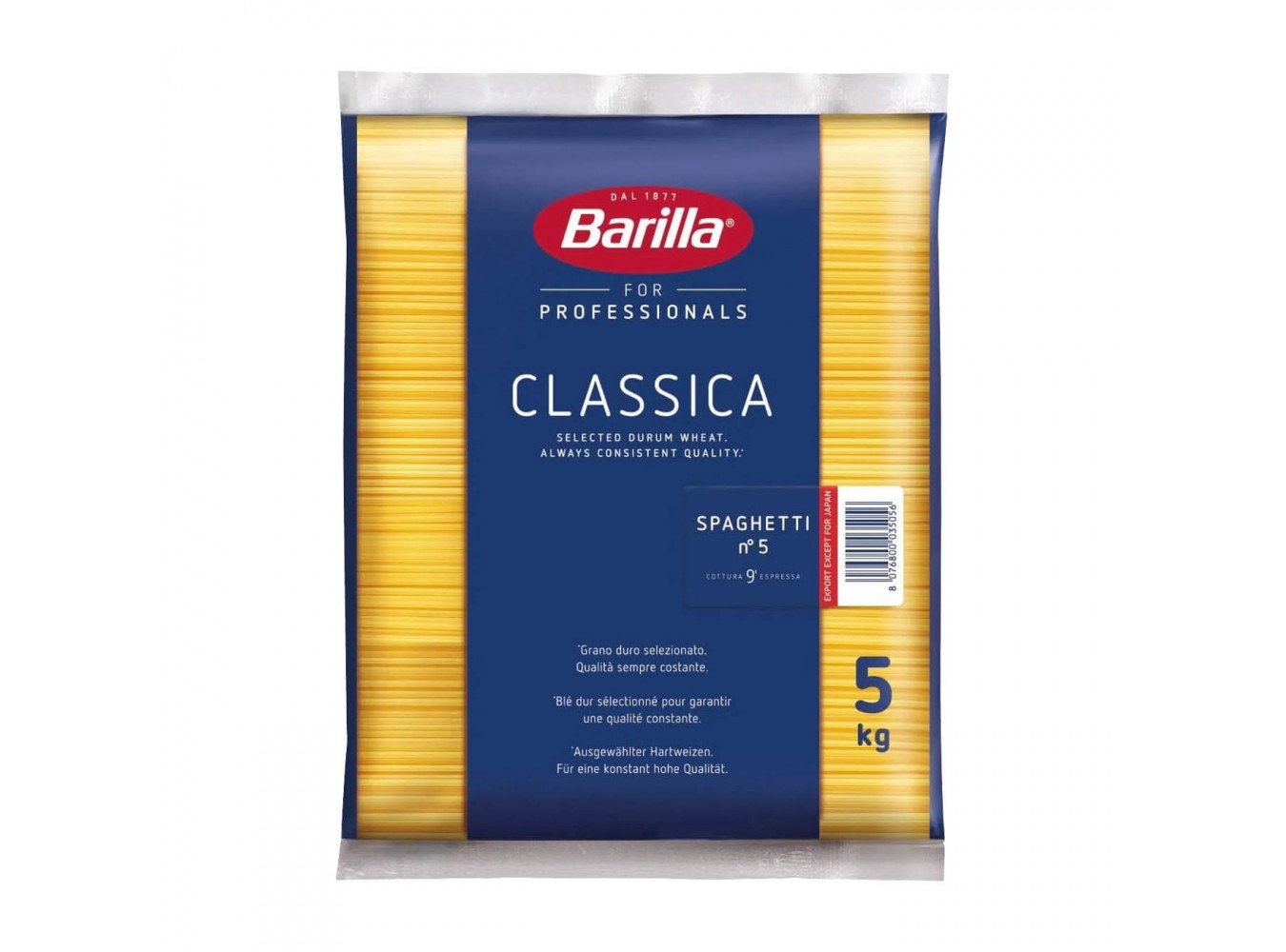 BARILLA   5 SPAGHETTI             KG.5X3