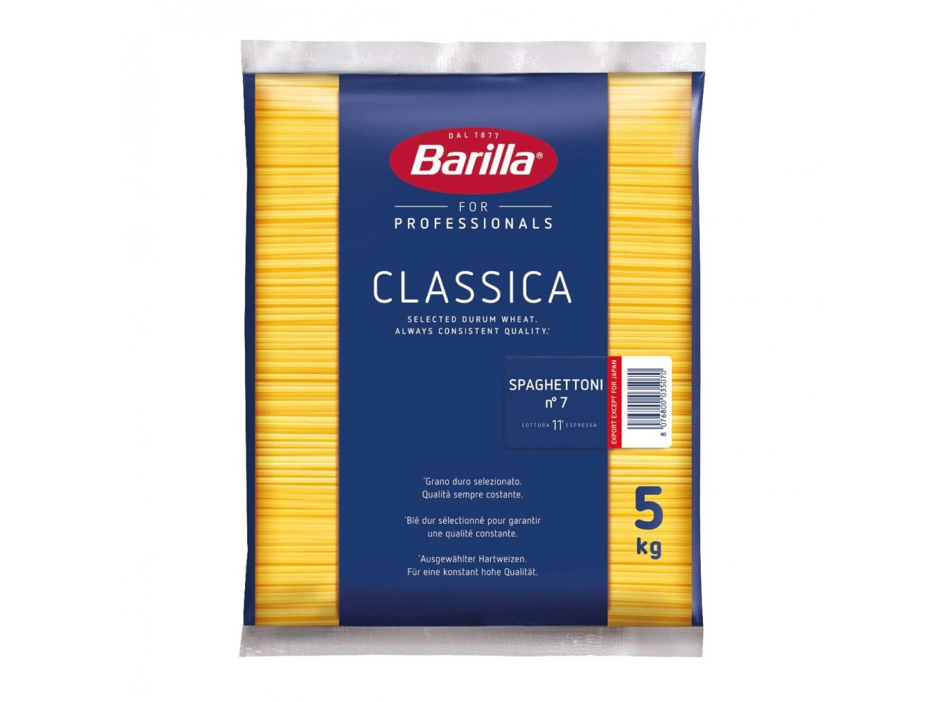 BARILLA   7 SPAGHETTONI           KG.5X3