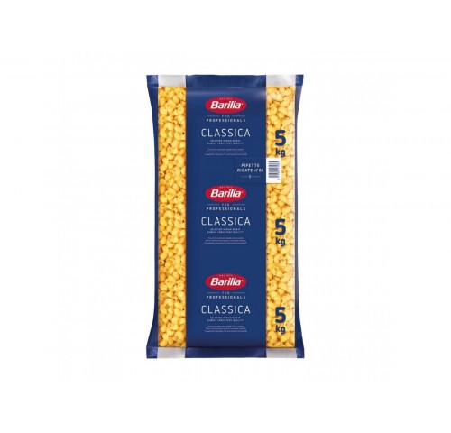 BARILLA  86 PIPETTE RIGATE        KG.5X3