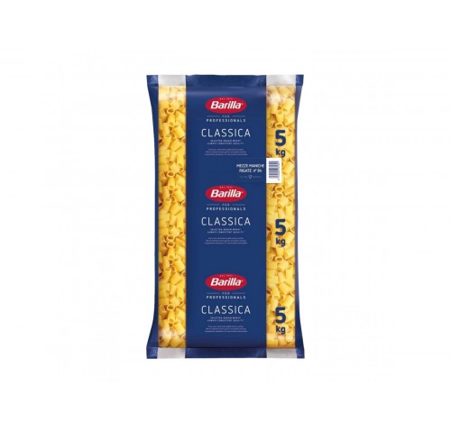 BARILLA  84 MEZZE MANICHE RIGATE  KG.5X3