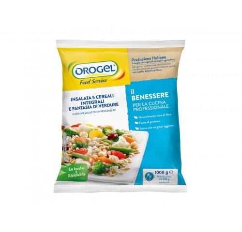 INSALATA 5 CEREALI/VERDURE OROGEL KG.1X4