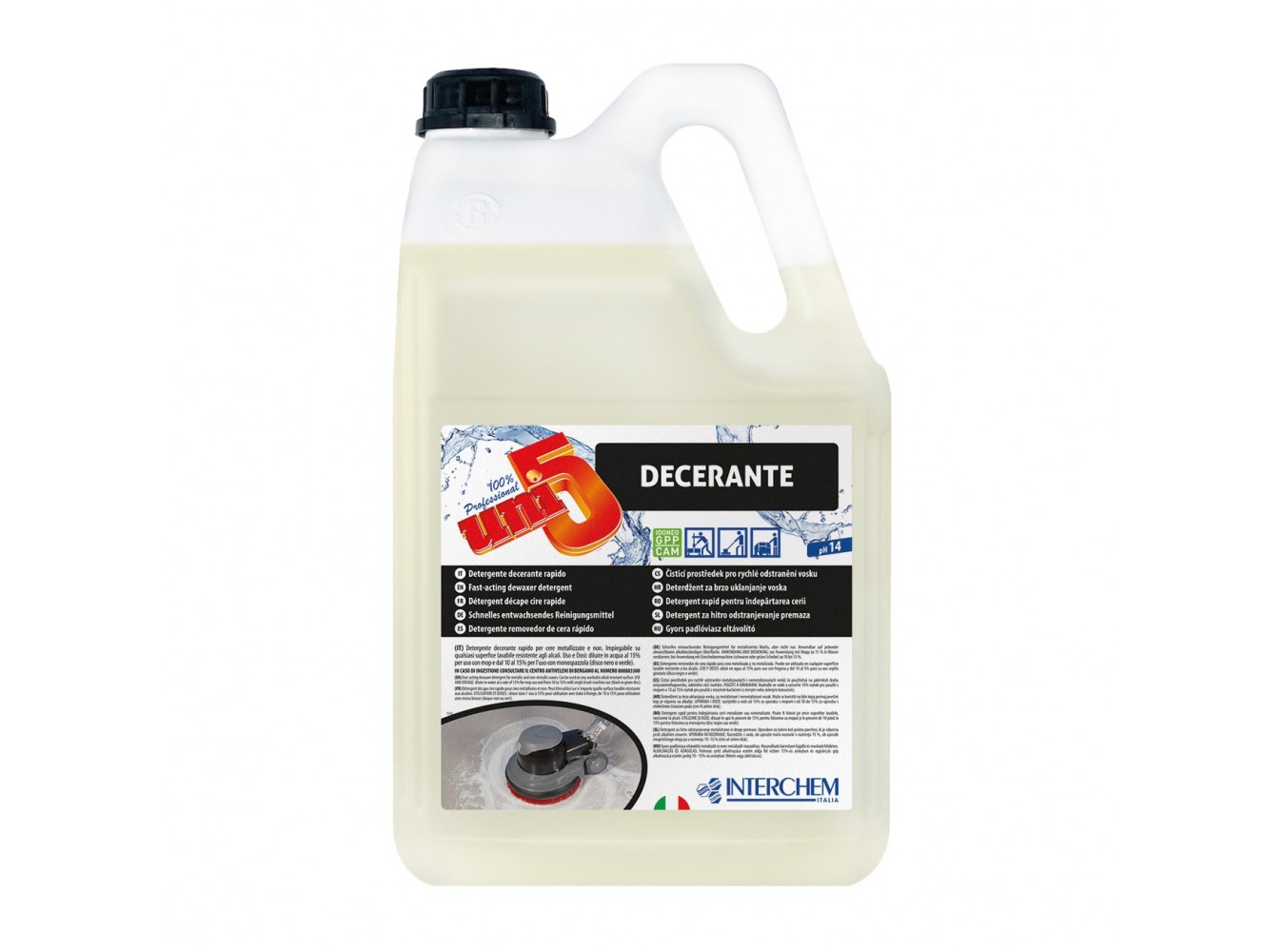 UNI5 DECERANTE INTERCHEM         LT.5X4