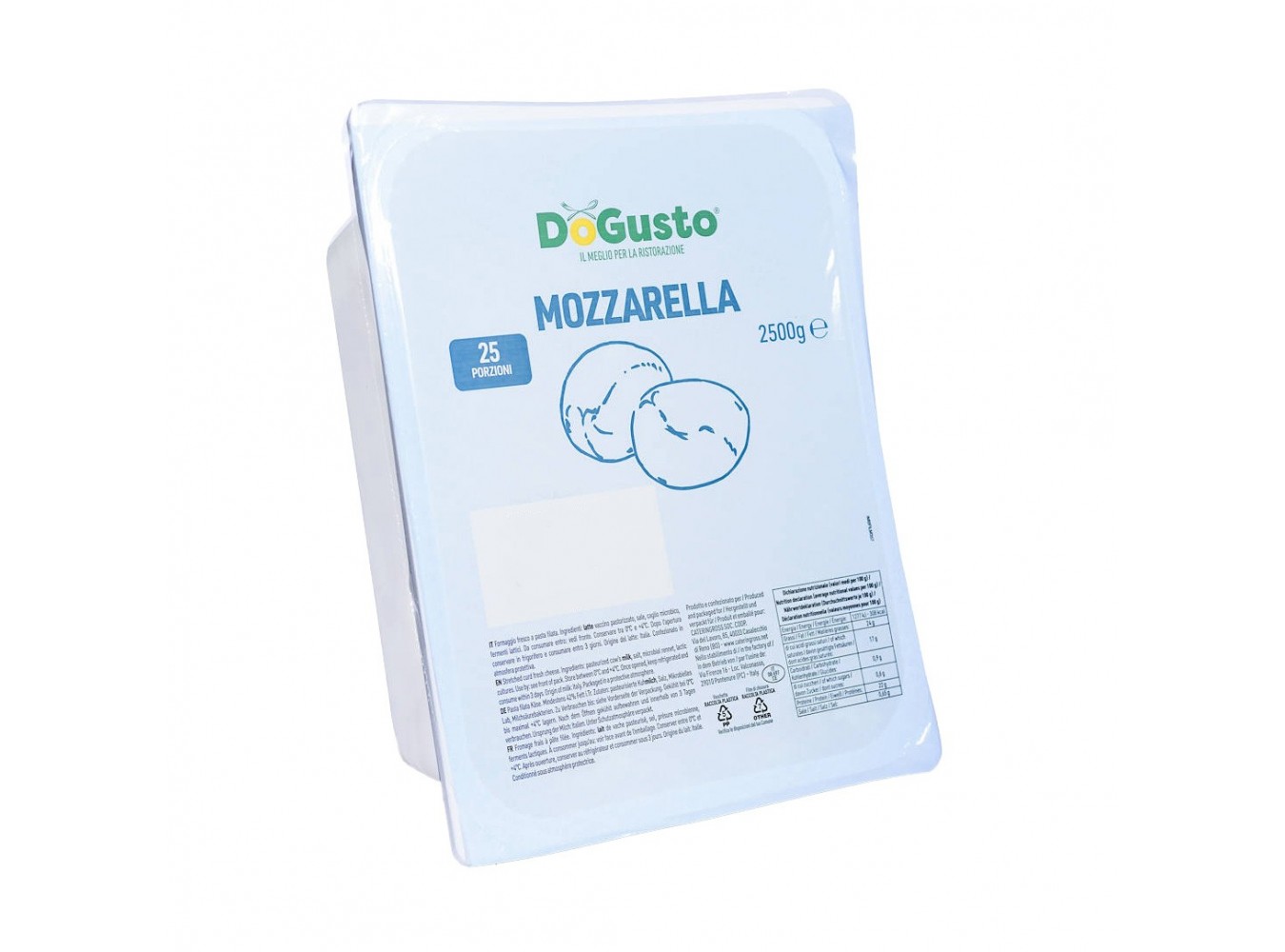 MOZZARELLA MALTAGLIATA DOGUSTO KG2,5X4