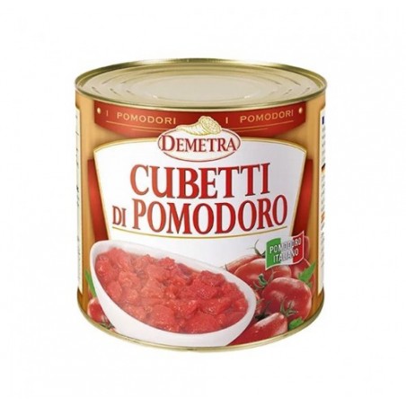 CUBETTI DI POMODORO DEMETRA     KG.2,5X6