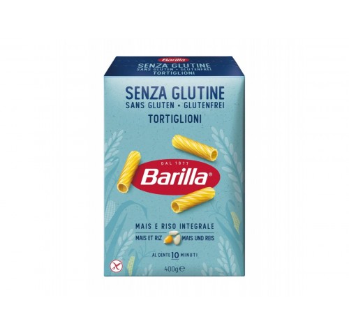 BARILLA S/GLUTINE TORTIGLIONI  GR.400X14