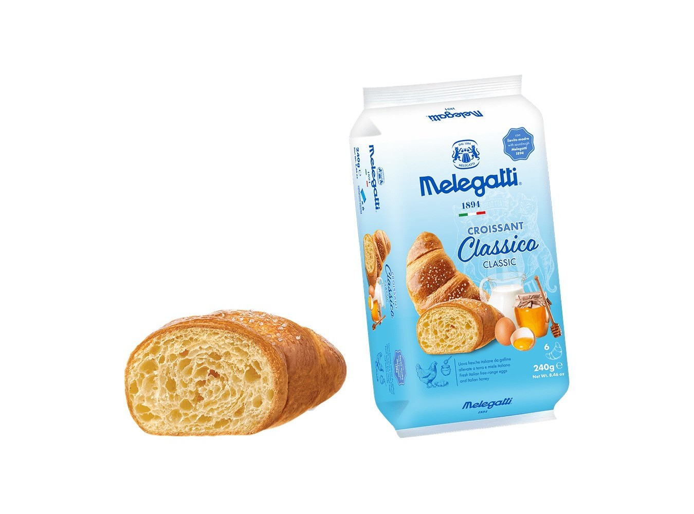 CROISSANT MELEGATTI CLASSICO    GR.40X72