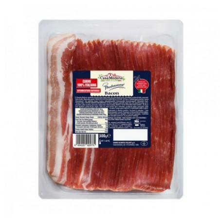 BACON PREAFFETTATO 100% ITALIANO G.300X7