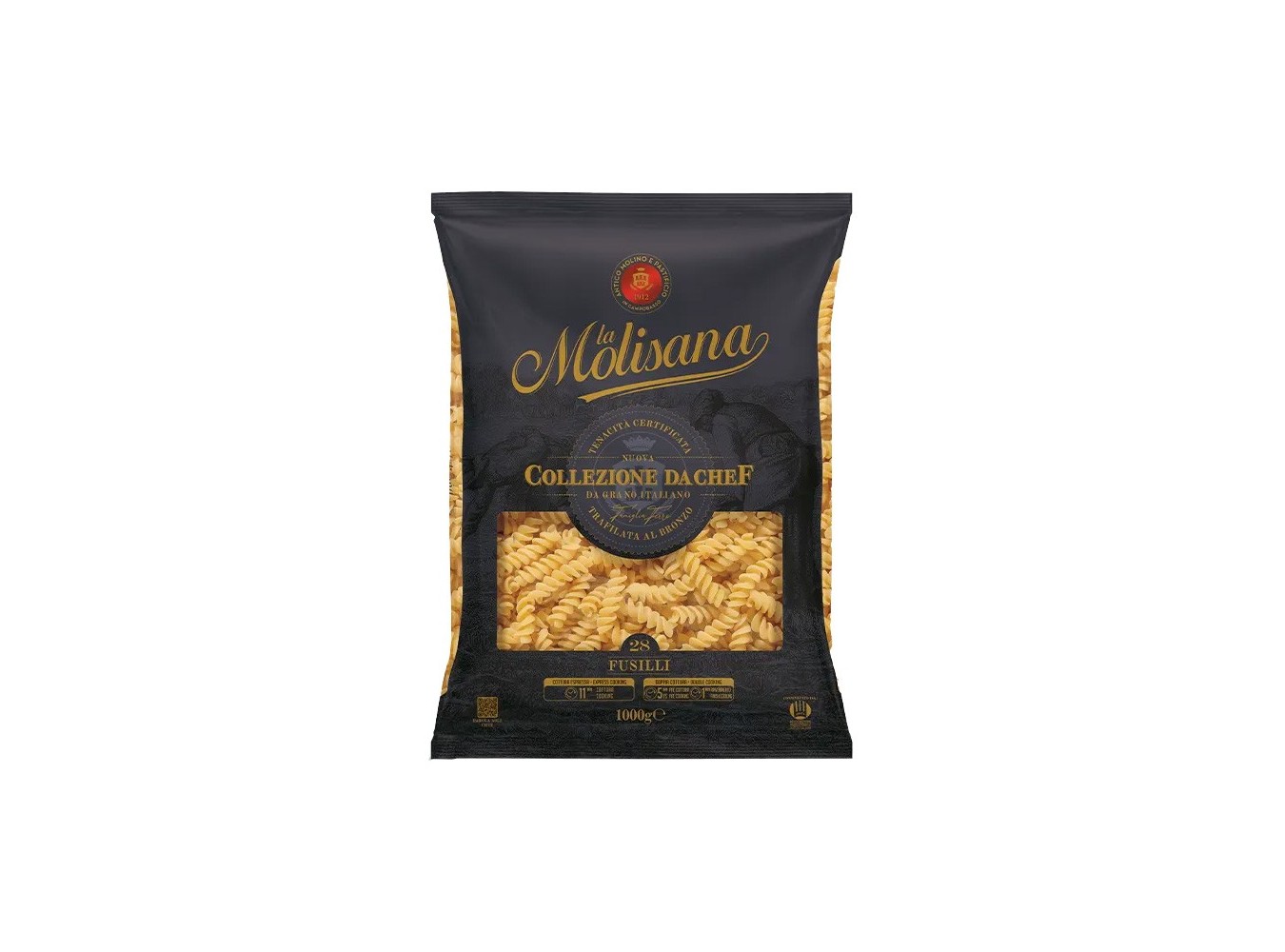 MOLISANA CHEF 28 FUSILLI         KG.1X12