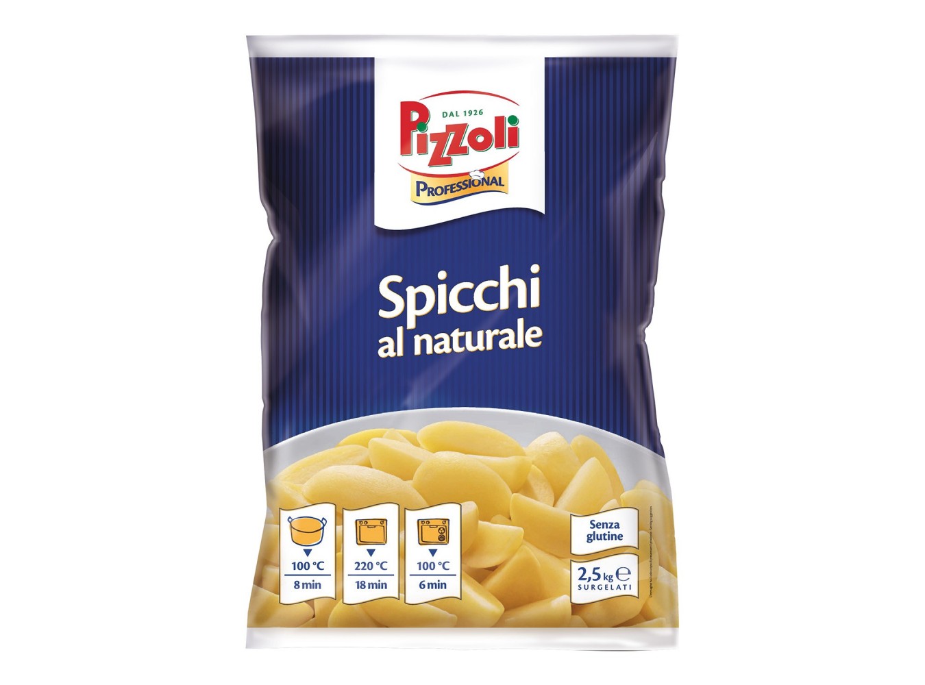 PATATE SPICCHI PIZZOLI          KG.2,5X4