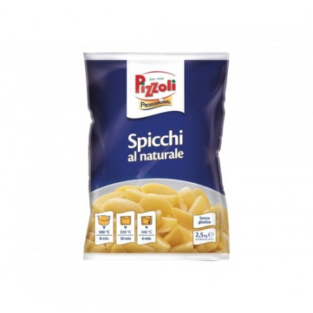 PATATE SPICCHI PIZZOLI          KG.2,5X4