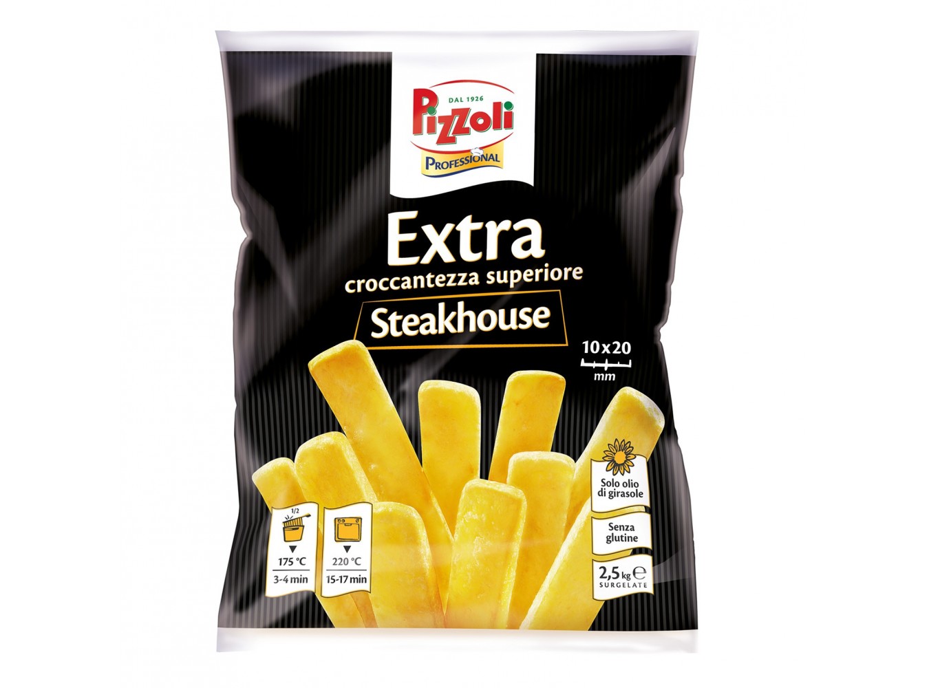 PATATE STEAKHOUSE EXTRA PIZZOLI KG.2,5X4