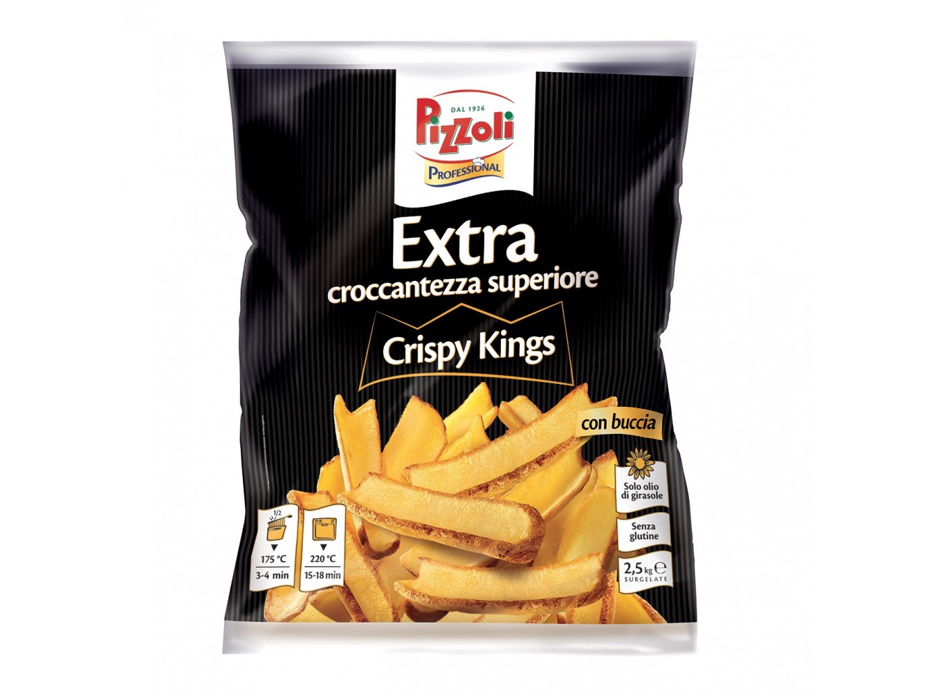 PATATE CRISPYKINGS EXTRA PIZZOLI KG2,5X4