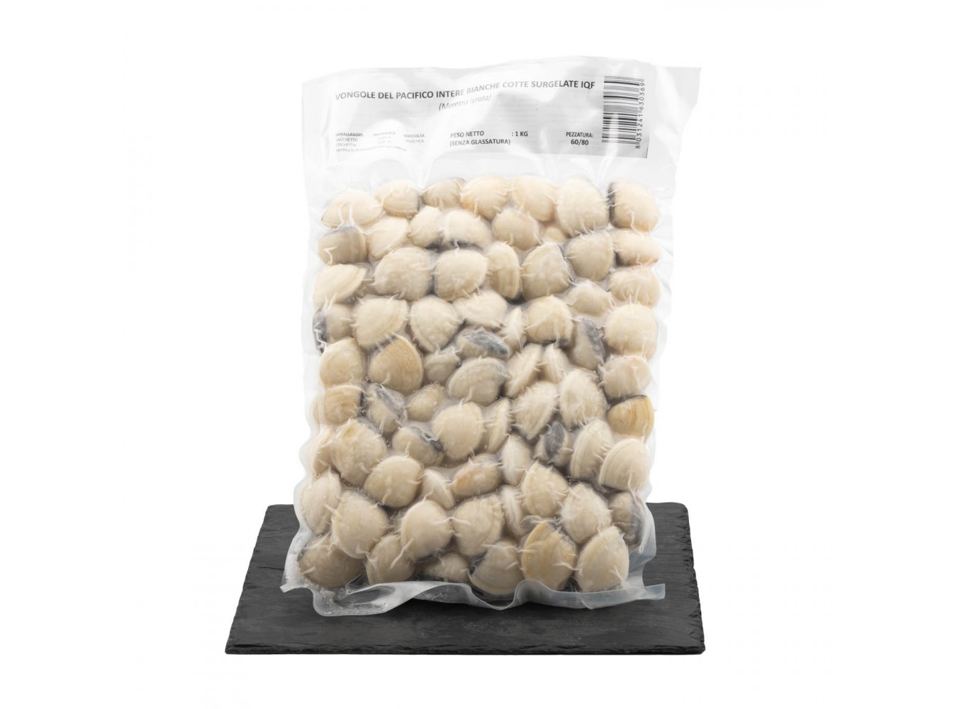 VONGOLE INTERE COTTE 60/80   PZ10X1KG