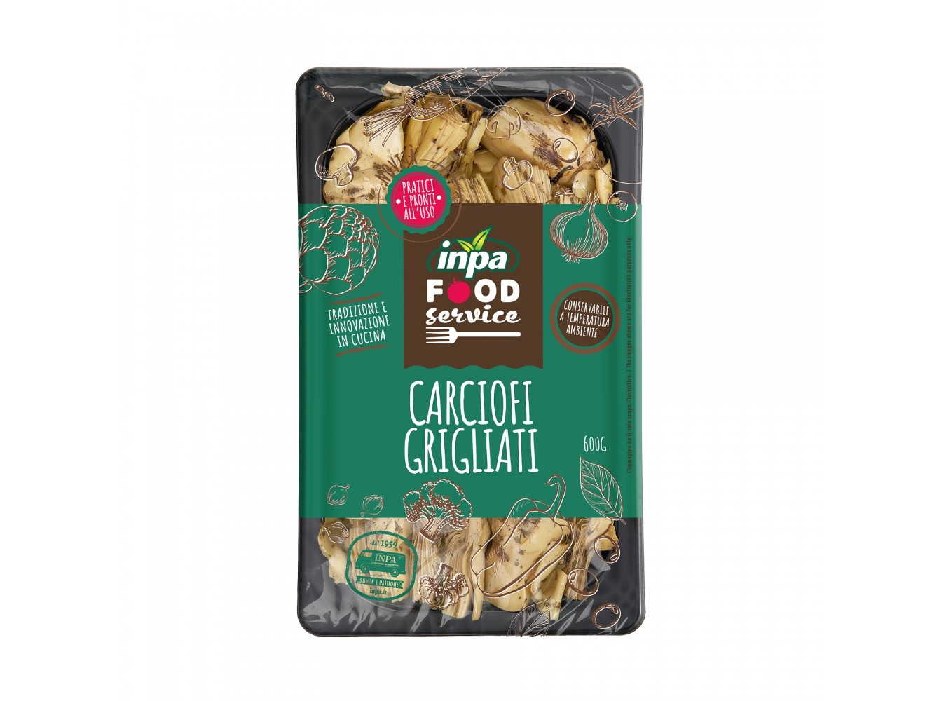 CARCIOFI GRIGLIATI INPA         GR.600X4