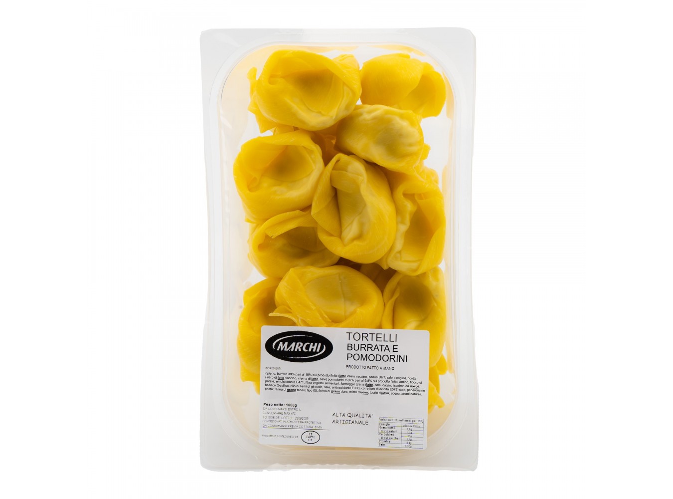 TORTELLI BURRATA/POMODORINI MARCHI KG1X8