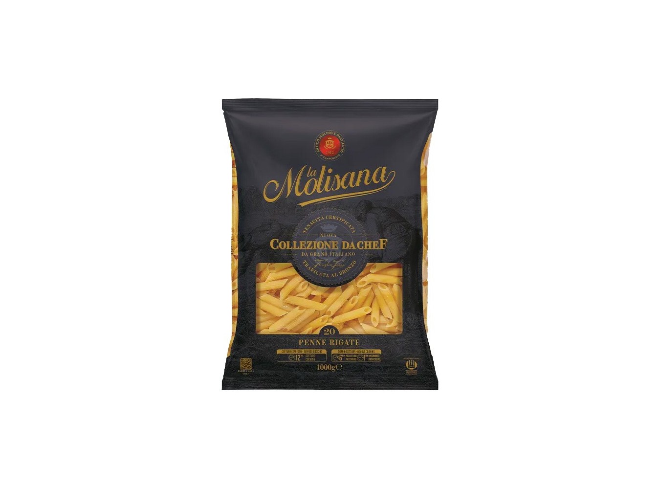 MOLISANA CHEF 20 PENNE RIGATE    KG.1X12