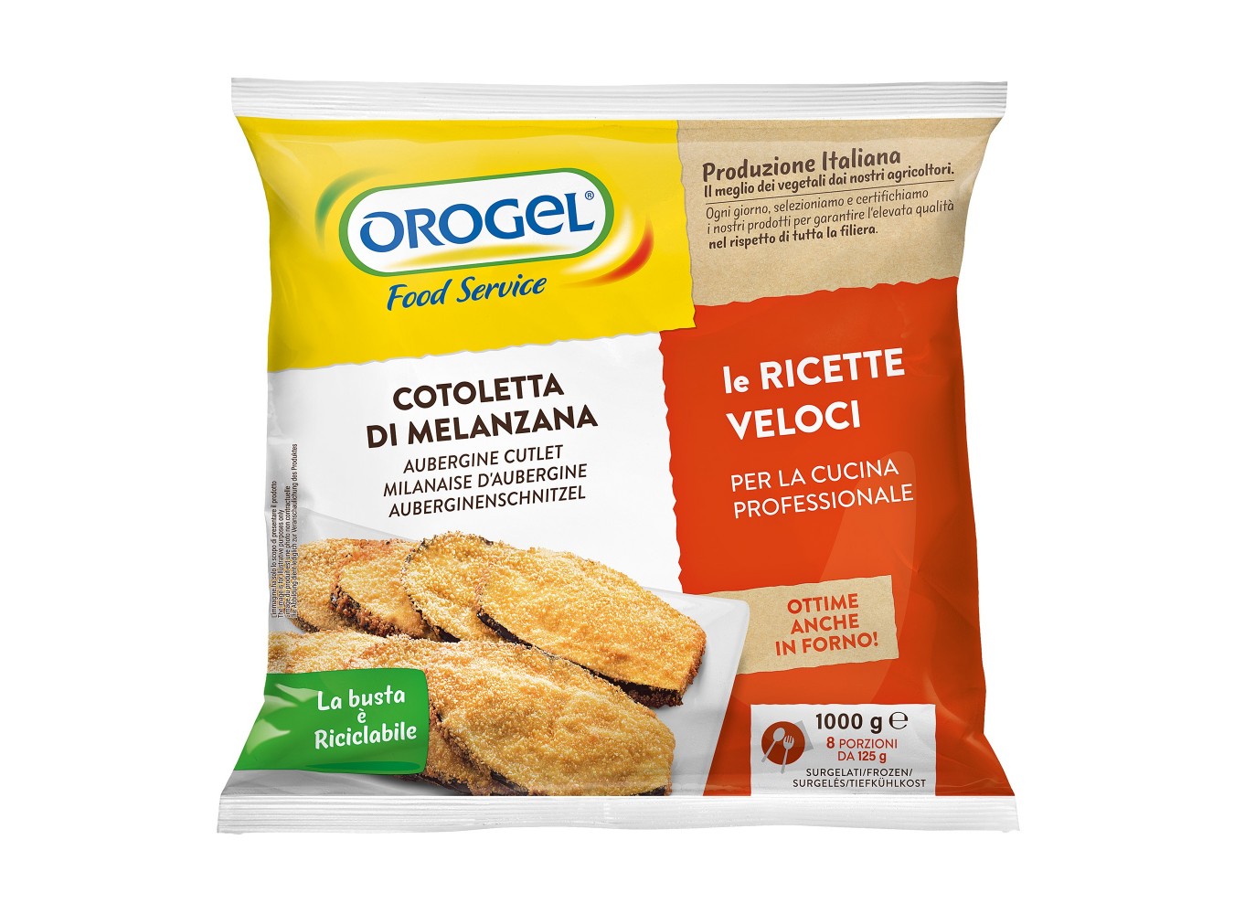 COTOLETTA DI MELANZANA OROGEL     KG.1X4