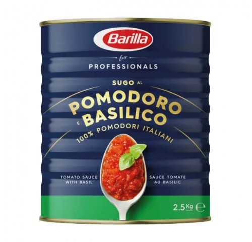 SUGO POMODORO/BASILICO BARILLA  KG.2,5X3