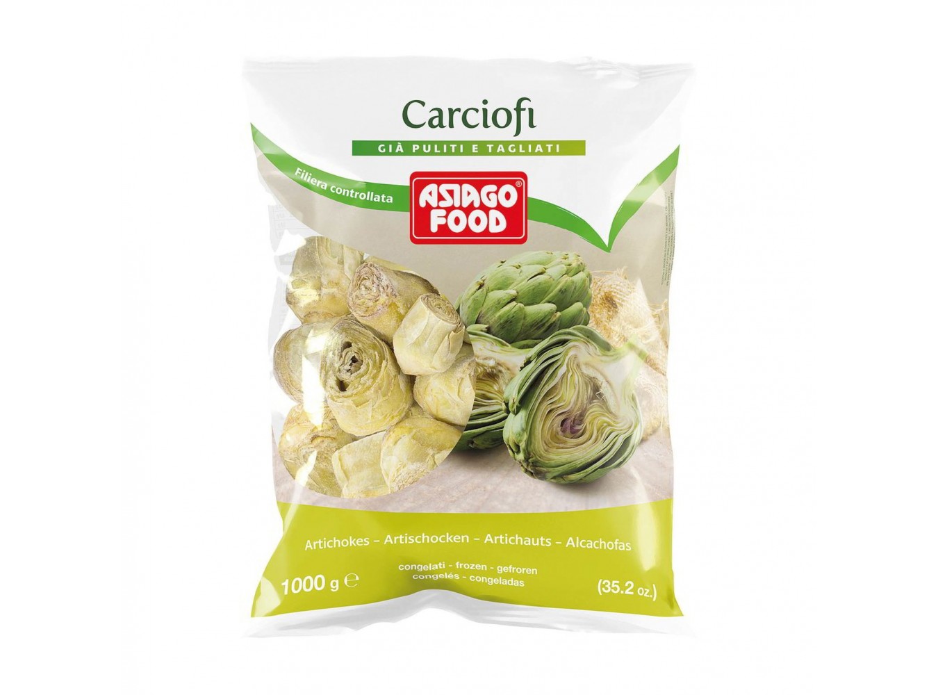 CARCIOFI CUORI  ASIAGO FOOD      KG.1X10