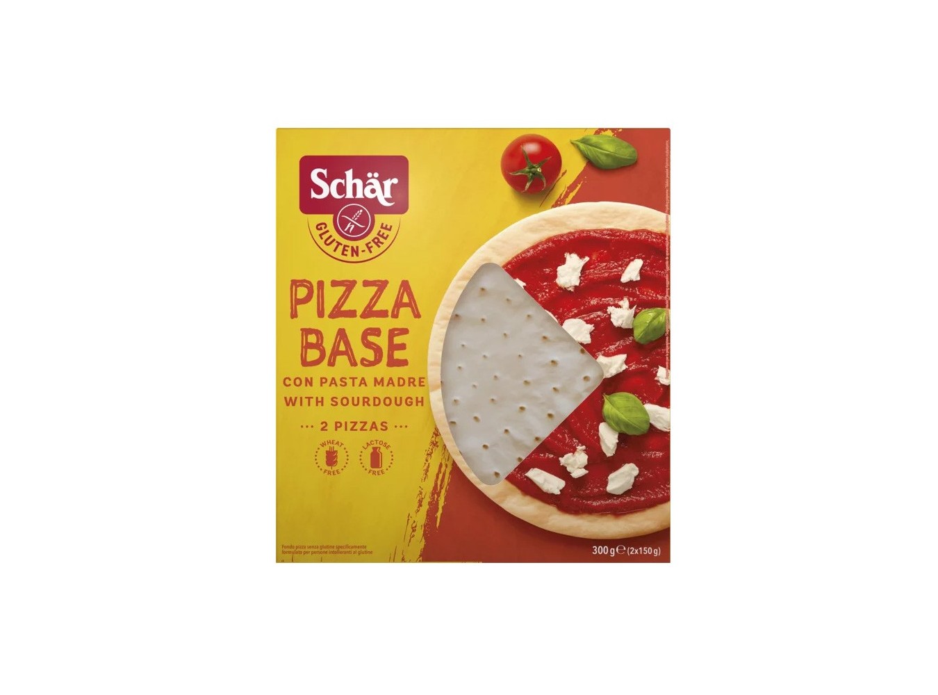 BASE PIZZA S/GLUTINE SCHAR     GR.170X10