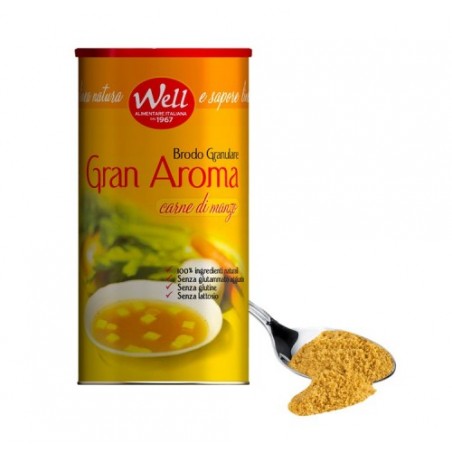 BRODO GRAN. AROMA 3% WELL S/GLUT. KG.1X6