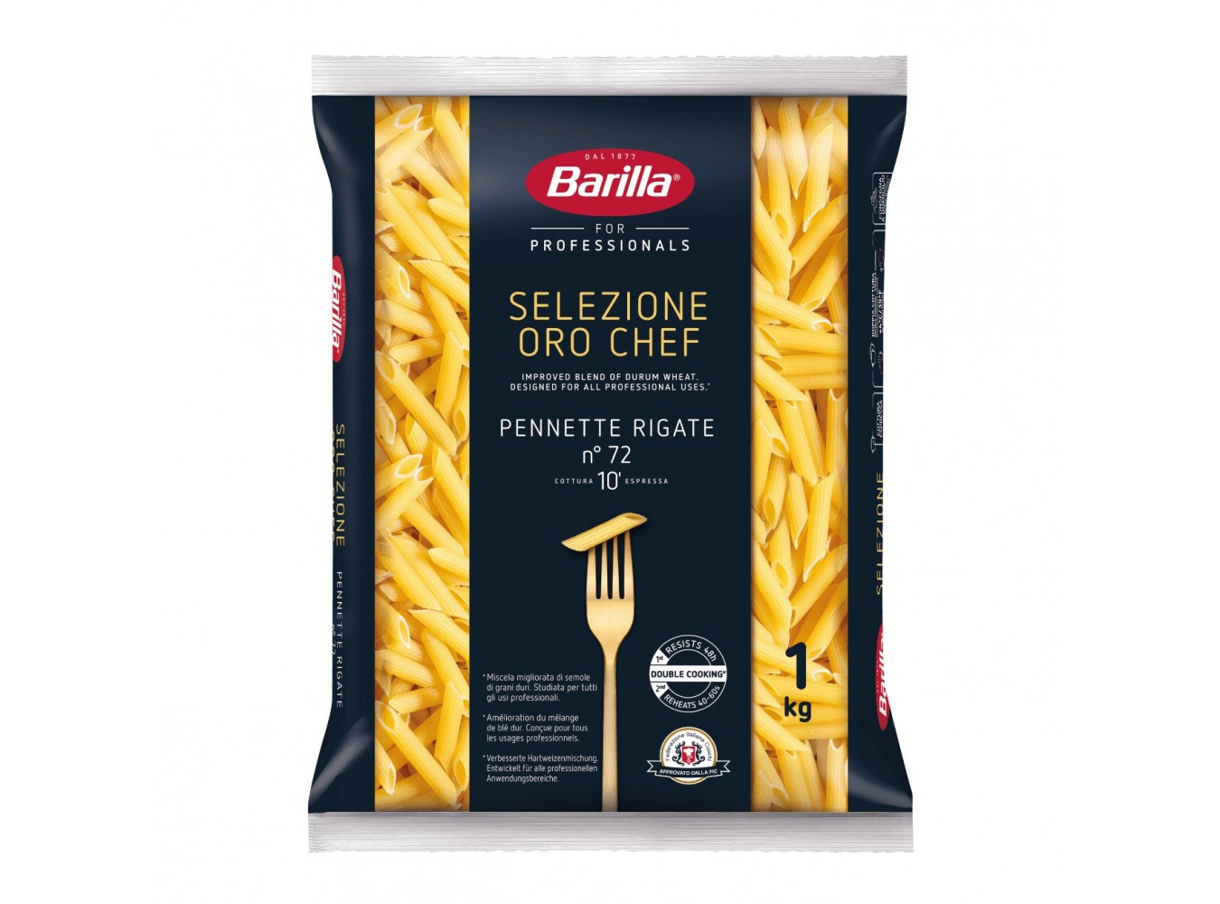 BARILLA ORO  72 PENNETTE RIGATE  KG.1X12