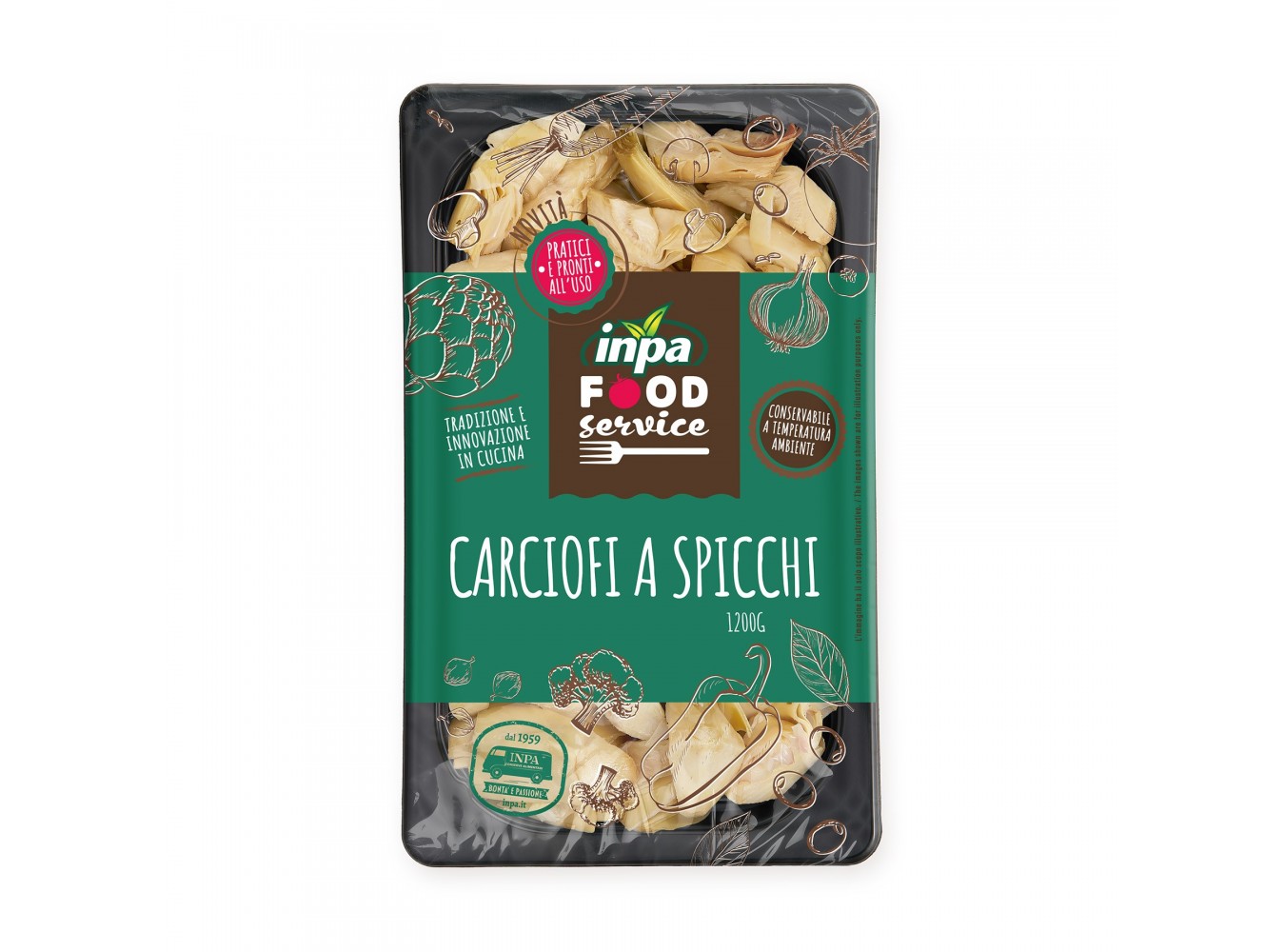 CARCIOFI SPICCHI INPA           KG.1,2X4