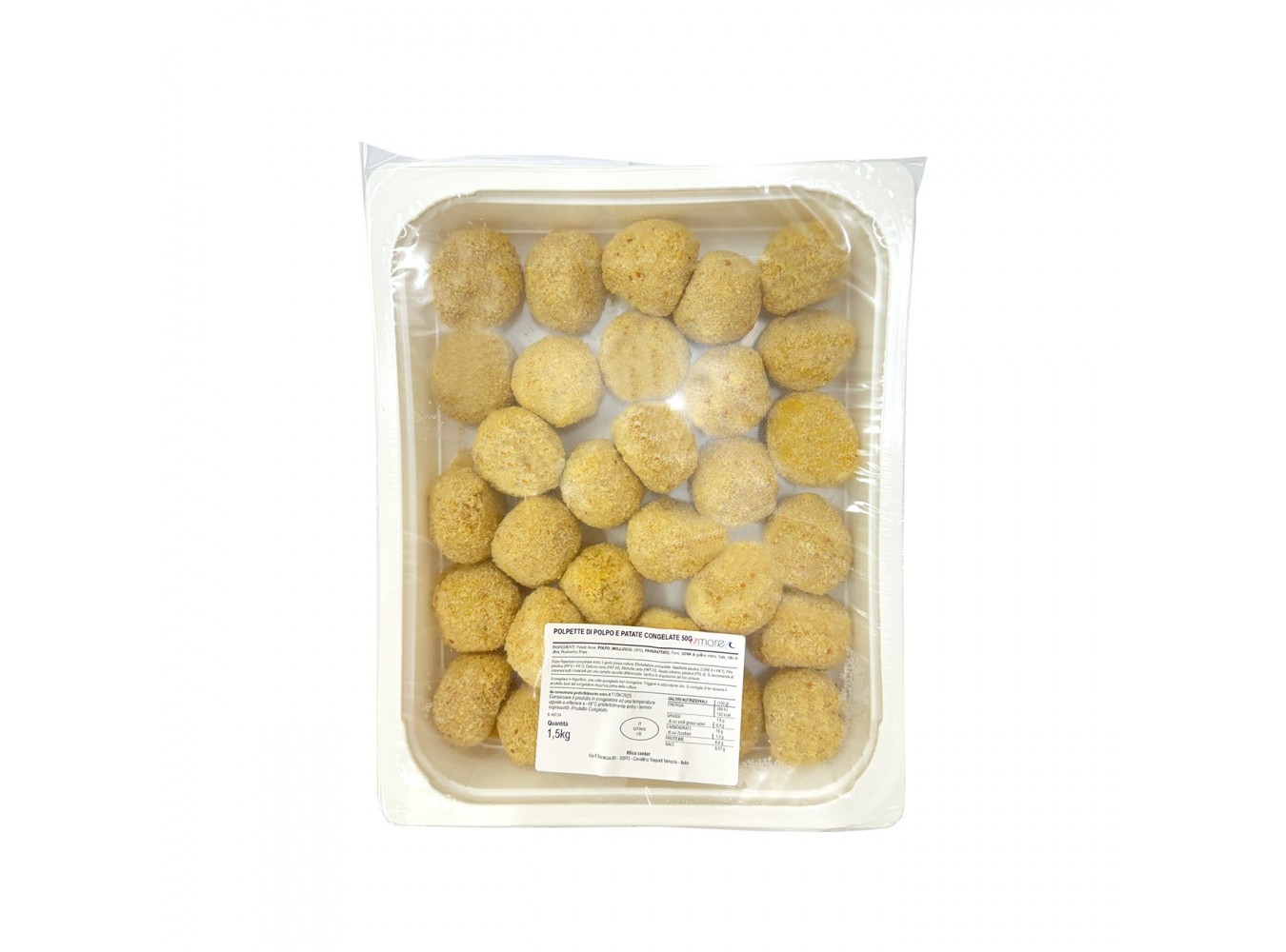 POLPETTE POLPO/PATATE GR.50 PZ2X1,5KG