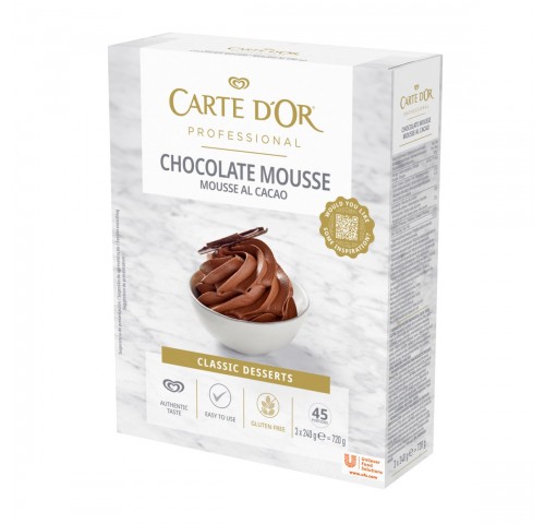 MOUSSE CIOCCOLATO CARTE D'OR    GR.720X6