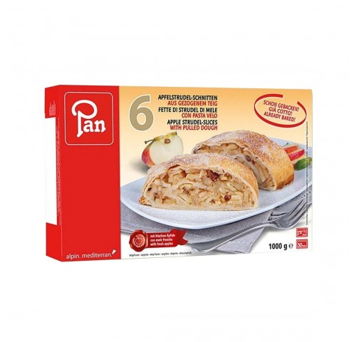 STRUDEL  MELE COTTO 6 PEZZI PAN GR1000X6