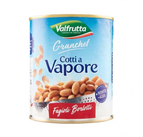 FAGIOLI BORLOTTI VALFRUTTA      GR.800X6