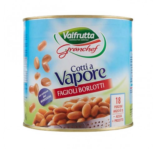 FAGIOLI BORLOTTI VALFRUTTA      KG.2,1X3