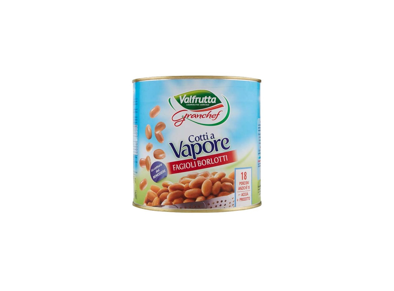 FAGIOLI BORLOTTI VALFRUTTA      KG.2,1X3