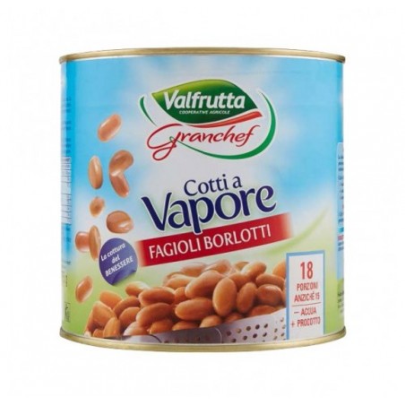 FAGIOLI BORLOTTI VALFRUTTA      KG.2,1X3