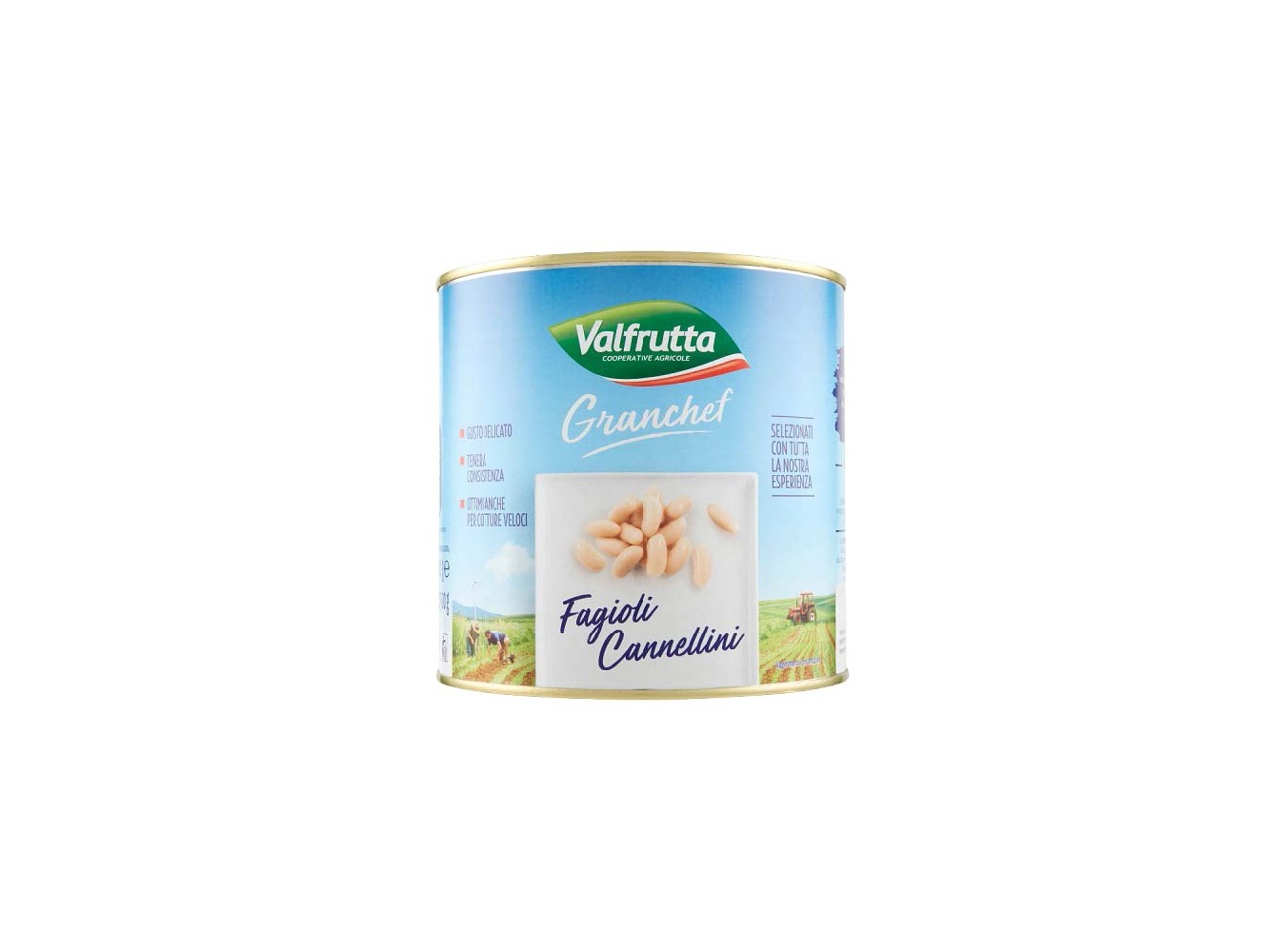 FAGIOLI CANNELLINI VALFRUTTA    KG.2,6X3