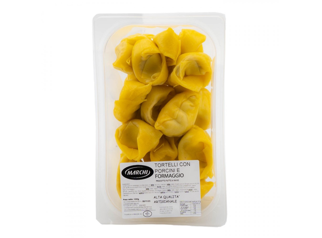 TORTELLI PORCINI/FORMAGGIO MARCHI KG.1X8