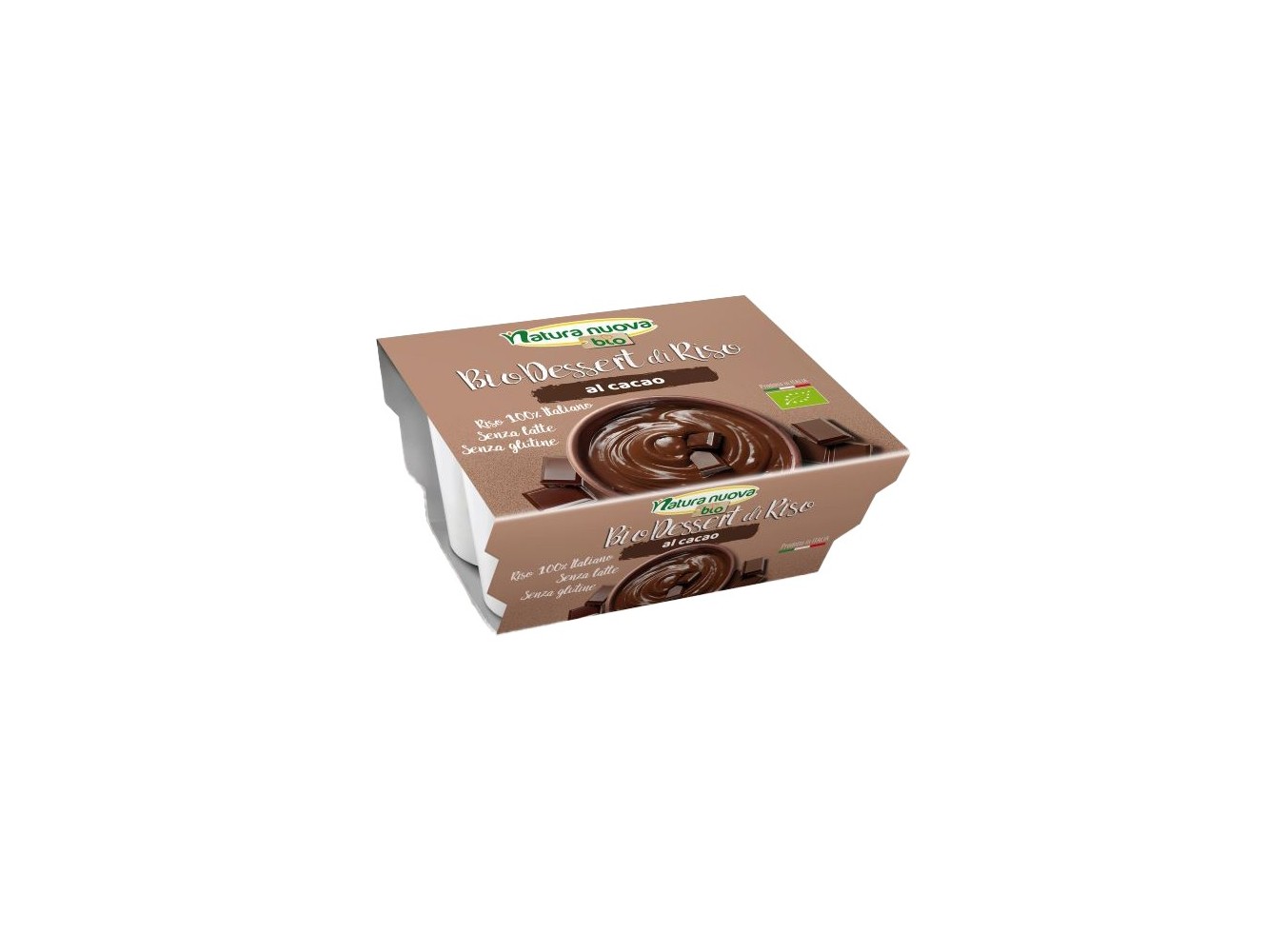 BUDINO PRONTO RISO CACAO BIO GR100X4 N.6