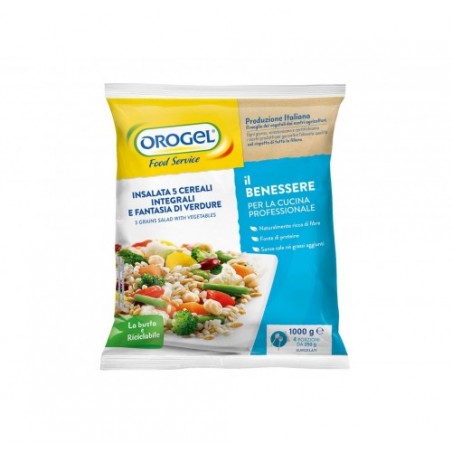 INSALATA 5 CEREALI/VERDURE OROGEL KG.1X4