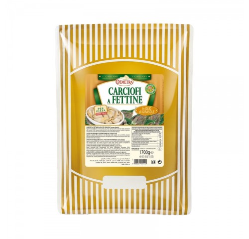 CARCIOFI FETTINE OLIO DEMETRA   KG.1,7X6