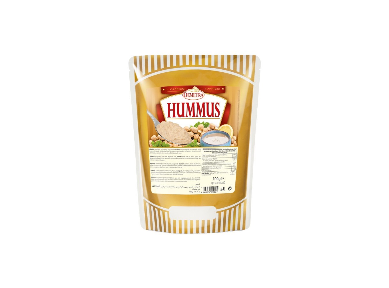 HUMMUS DI CECI DEMETRA          GR.700X6