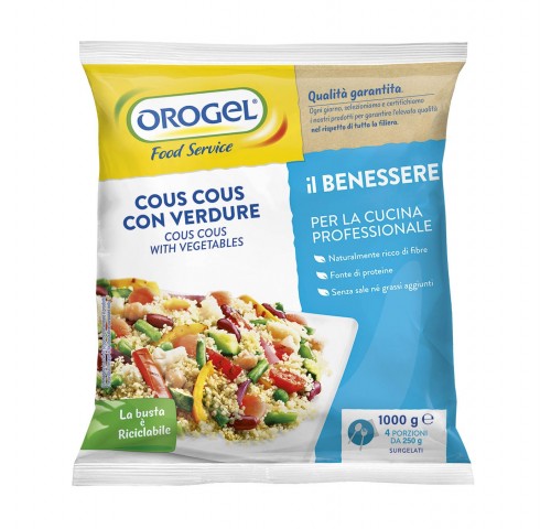 COUS COUS CON VERDURE OROGEL      KG.1X4