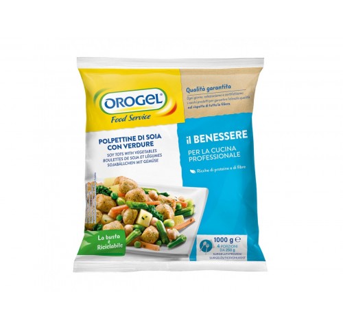 POLPETTE SOIA/VERDURE OROGEL      KG.1X4